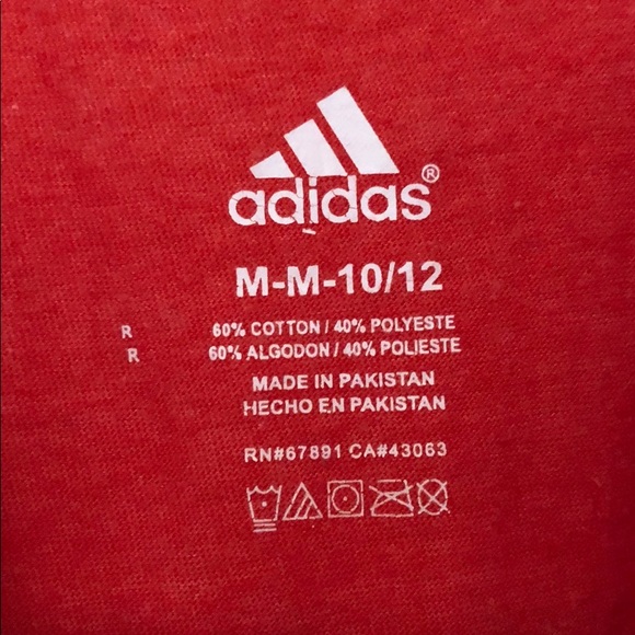 Red Houston Rockets Tee Shirt - Picture 3 of 3